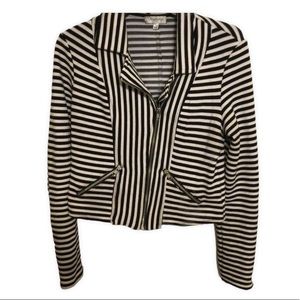 Olsenboye  Cropped Moto Jacket Large long sleave